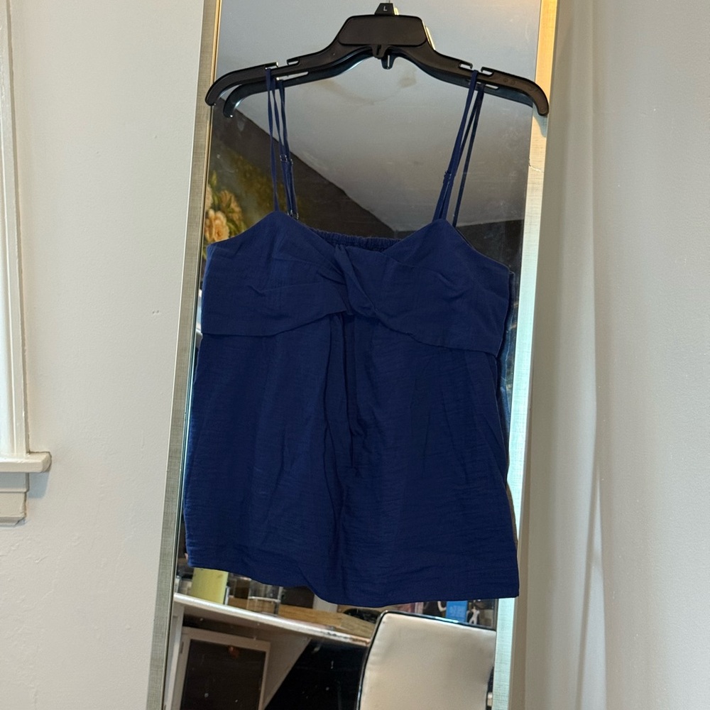 Banana Republic Sleeveless Blue Camisole